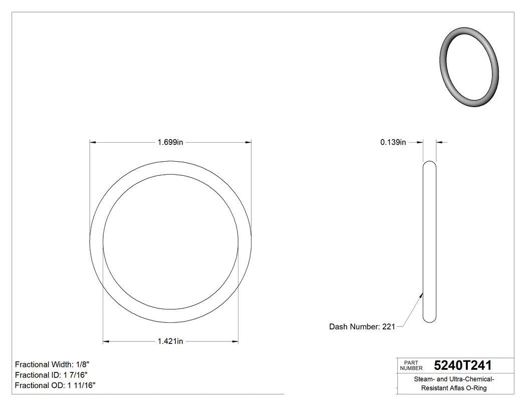 Technical drawing - 5240T241